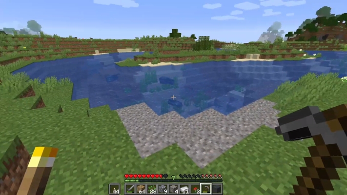 Screenshot of Minecraft: Java Edition from a HEYimHeroic video