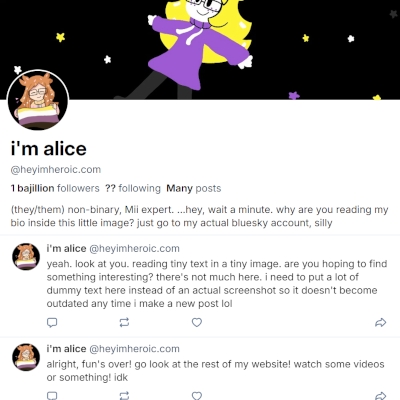 Alice smiling