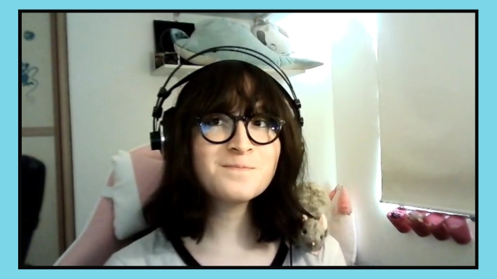 Screenshot of Arra from a HEYimHeroic video